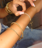 Gold Ball Bangle