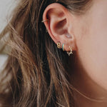 Turquoise Cartilage Hoops