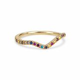 Sunlit Wave Ring