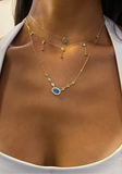 Clear Stud Necklace