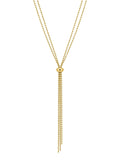 Golden Hour Lariat Necklace