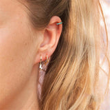 Turquoise Cartilage Hoops