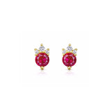 Ruby Cluster Studs