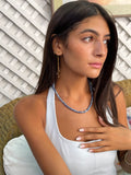 Blue Pearl Beads Necklace