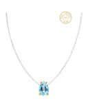 Clear Stud Necklace