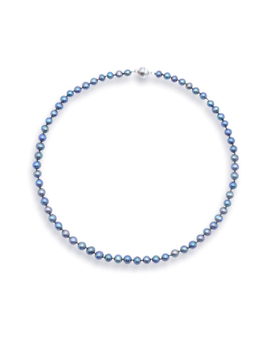 Blue Pearl Beads Necklace