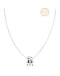 Clear Stud Necklace